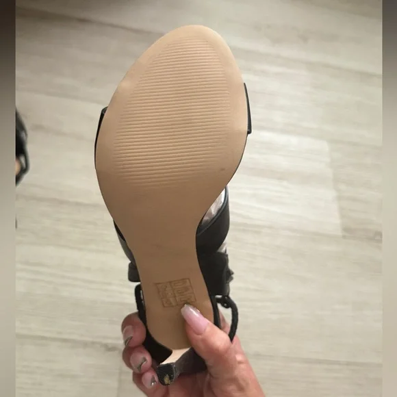 Aldo Black Strappy Heels for Women NWT - Picture 3 of 5